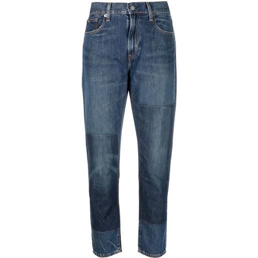 Polo Ralph Lauren jeans dritti a vita alta - blu