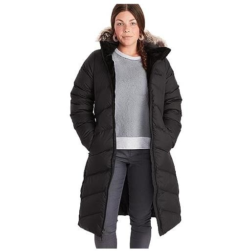Marmot wm's montreaux coat insulated hooded winter coat donna, black, s