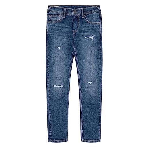 Pepe Jeans finly repair, jeans bambini e ragazzi, blu (denim 2), 14 anni