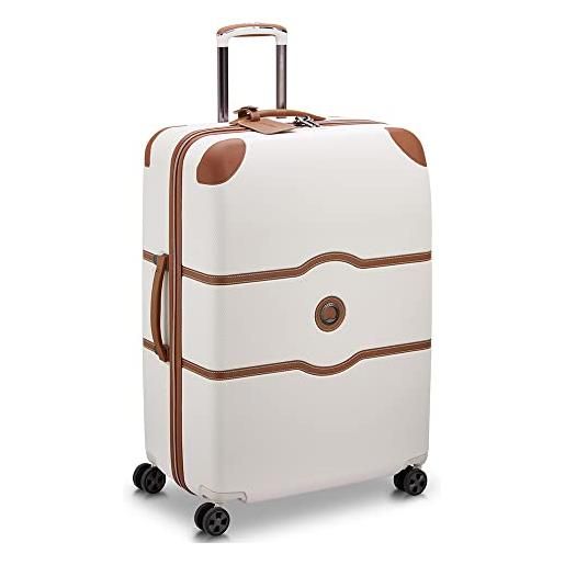 DELSEY PARIS delsey chatelet air 2.0, valigia da cabina rigida, 28 x 50 x 75 cm, bianco (angora)