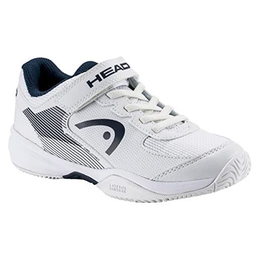 Head sprint velcro 3.0 bambini, scarpe, white/blueberry, 27.5 eu