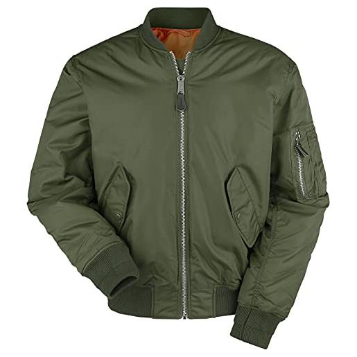 Brandit Brandit ma1 jacket, giacca uomo, verde (olive), 4xl
