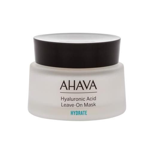 AHAVA hyaluronic acid leave-on mask maschera viso ricca e idratante 50 ml per donna