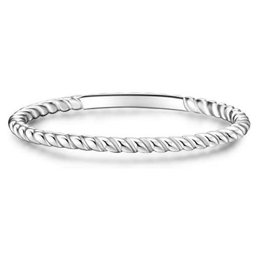 Glanzstücke München anello a fascia da donna in argento sterling 925