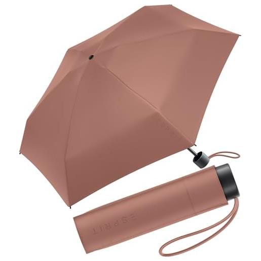 Mini ombrello piatto tascabile sottile portatile a 5 pieghevoli. Mini  ombrello da viaggio. Sole Pioggia