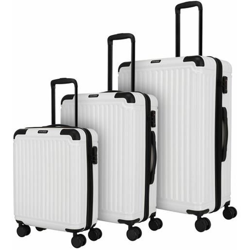 Travelite set di valigie a 4 ruote da crociera 3 pz. Bianco