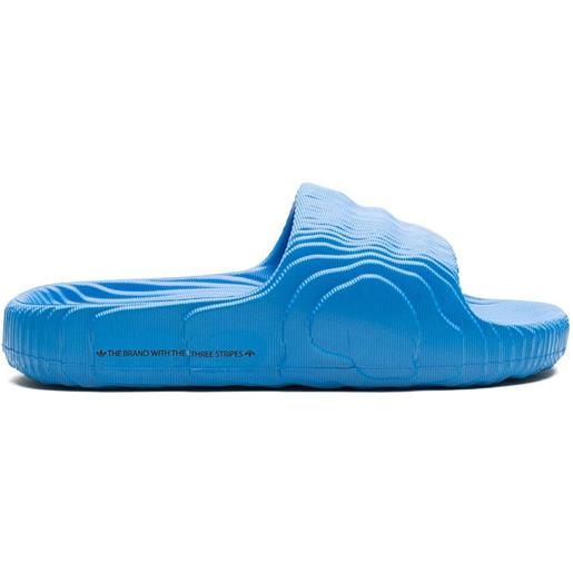 adidas sandali slides adilette 22 - blu