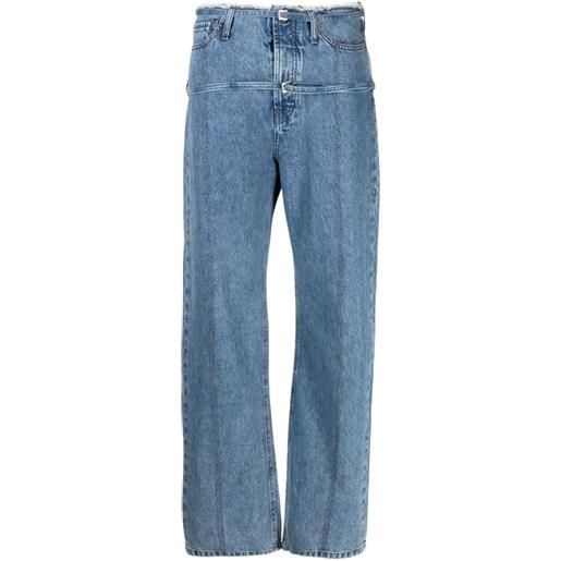 Jacquemus jeans le de nîmes caraco - blu