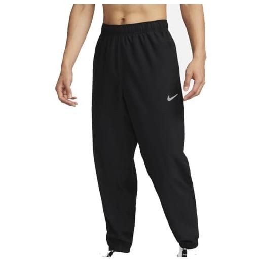 Nike tpr pantaloni, nero/nero/argento, s uomo