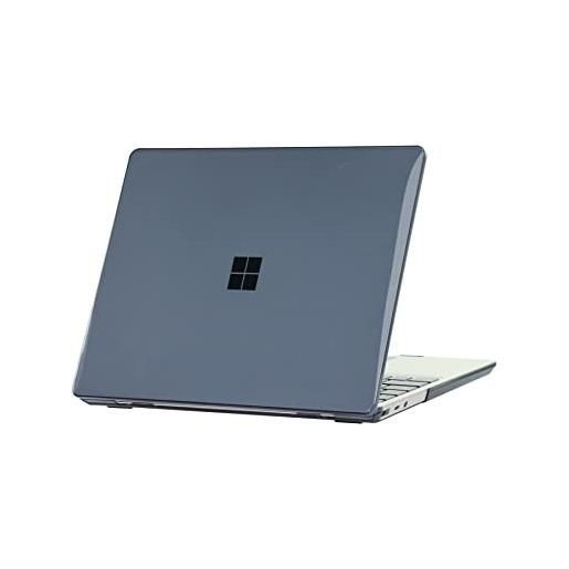 Se7enline compatibile con 2021 2020 microsoft surface laptop go 12,5 pollici touchscreen hard laptop per 2022 12,5 pollici surface laptop go 2, cristallo nero