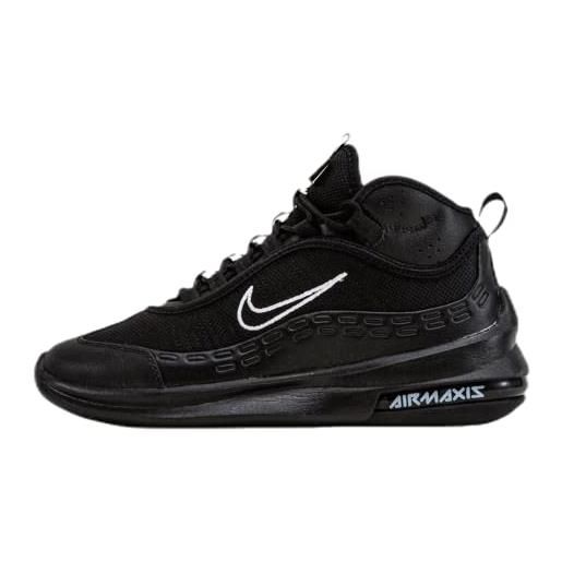 Nike air max axis mid, scarpe da running uomo, nero (black/black/white/mtlc silver 002), 47.5 eu