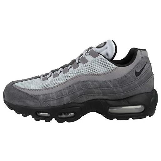 Nike air max 95 essential, scarpe da running unisex adulto, nero (black/electric green/platinum tint 004), 39 eu