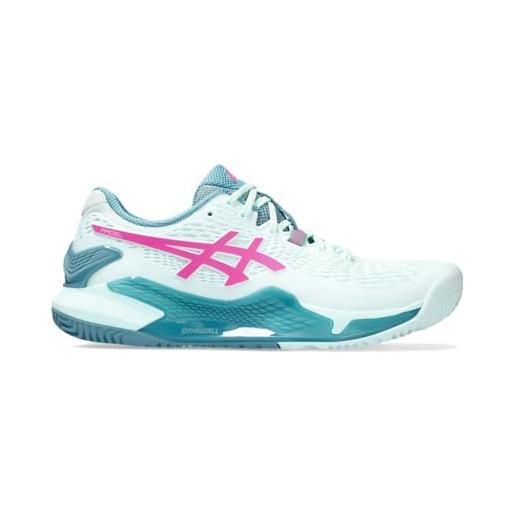 ASICS gel-resolution 9 padel, sneaker donna, soothing sea/hot pink, 42.5 eu