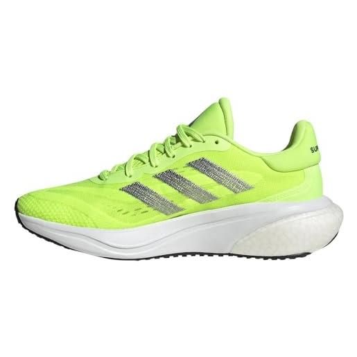 adidas supernova 3 w, shoes-low (non football) donna, lucid lemon/grey two/core black, 39 1/3 eu