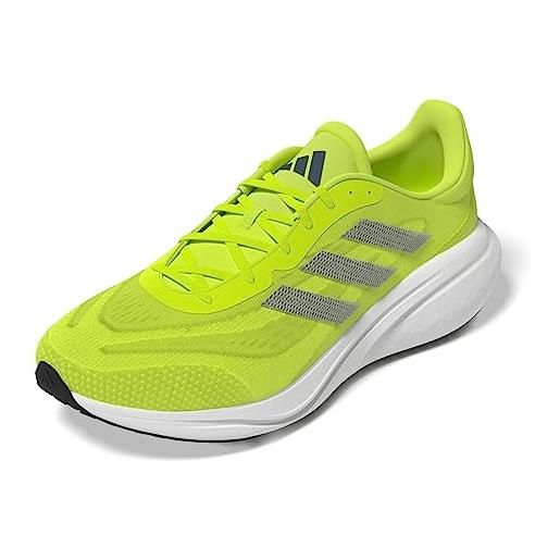 adidas supernova 3 w, shoes-low (non football) donna, lucid lemon/grey two/core black, 44 2/3 eu