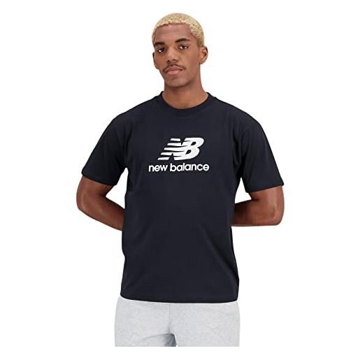 New Balance essentials stacked logo cotton short sleeve t-shirt m