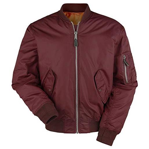 Brandit Brandit ma1 jacket, giacca uomo, burgundy, xl