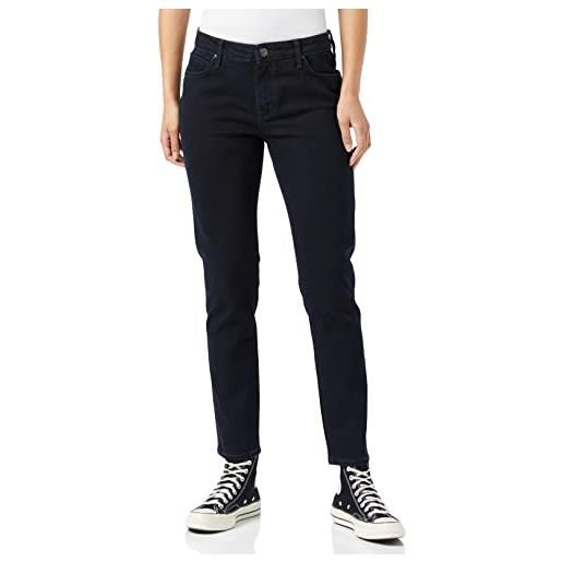 Lee elly, jeans, donna, nero (black rinse s 47), 28w / 31l