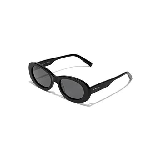 Hawkers hawkers x paula echevarría, occhiali da sole unisex - adulto, nero (southside black · black polarized), taglia unica