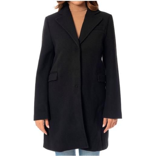 Markup cappotto panno nero donna