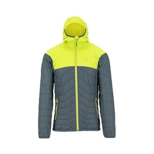 KARPOS 2500890-043 new liskamm jacket giacca uomo dark slate/lime green taglia 3xl