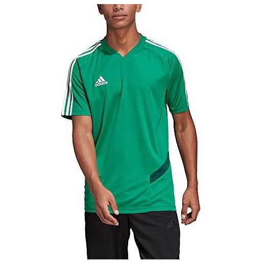 Adidas tiro19 tr jsy, t-shirt uomo, bold green/white, st