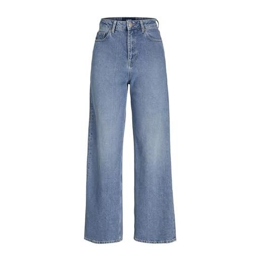 Jack & jones jjxx jxtokyo wide hw rr6009 pantaloni jeans, azzurro (denim azzurro), 27w x 30l donna