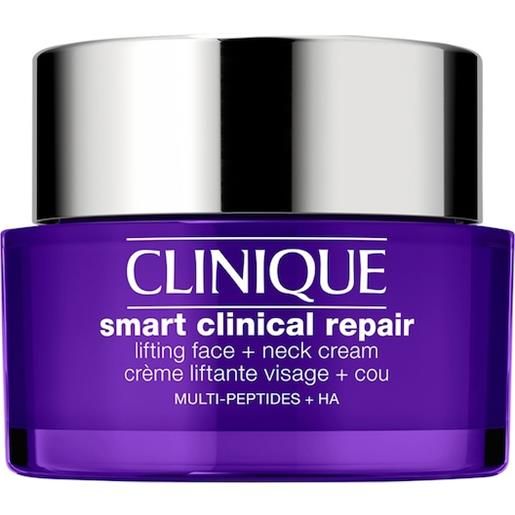 Clinique cura della pelle cura idratante smart clinical repair lifting face + neck cream