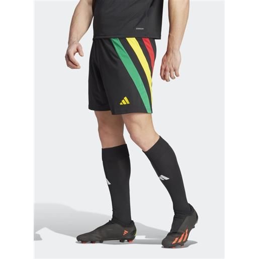 Pantaloncini shorts uomo adidas fortore 23 nero poliestere aeroready ik5736