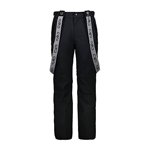 CMP, pantaloni da sci da uomo, nero, c30