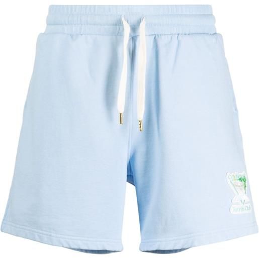 Casablanca shorts tennis club icon - blu