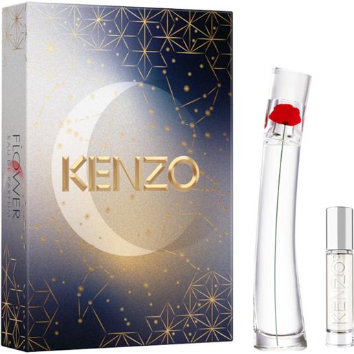 Kenzo flower by kenzo edp confezione 50 ml eau de parfum + 10 ml eau de parfum travel spray