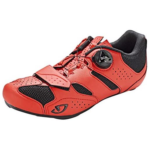 Giro savix ii, scarpe uomo, black/bright red, 48