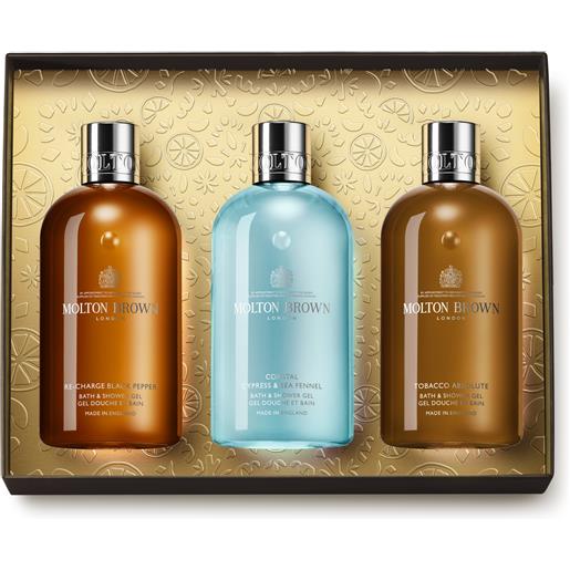 MOLTON BROWN woody & aromatic body care gift set