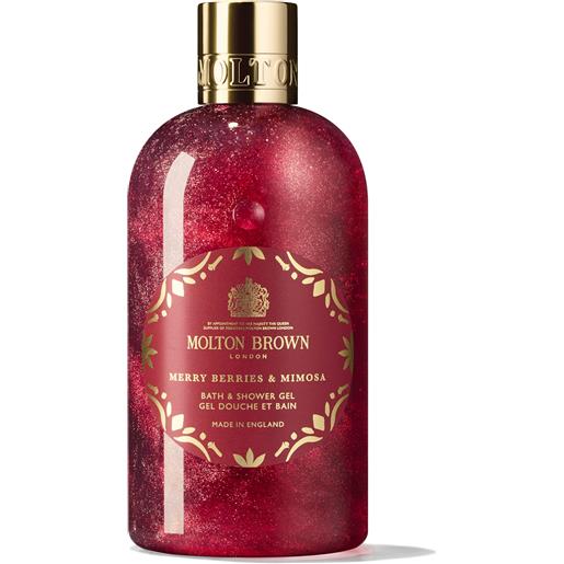 MOLTON BROWN merry berries & mimosa bath & shower gel 300ml