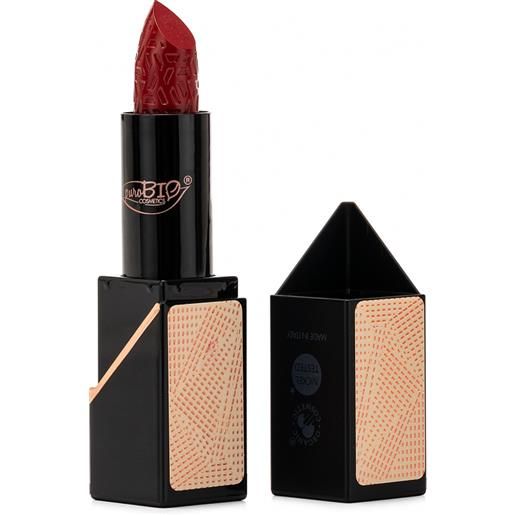 Purobio starlight lipstick creamy matte 01 joyful red