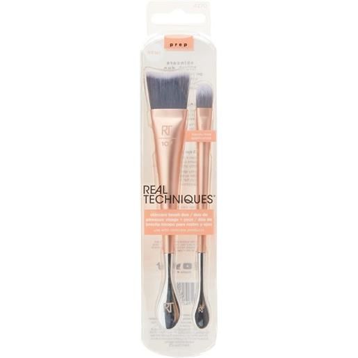 REAL TECHNIQUES skincare brush duo - 2 pennelli per make-up
