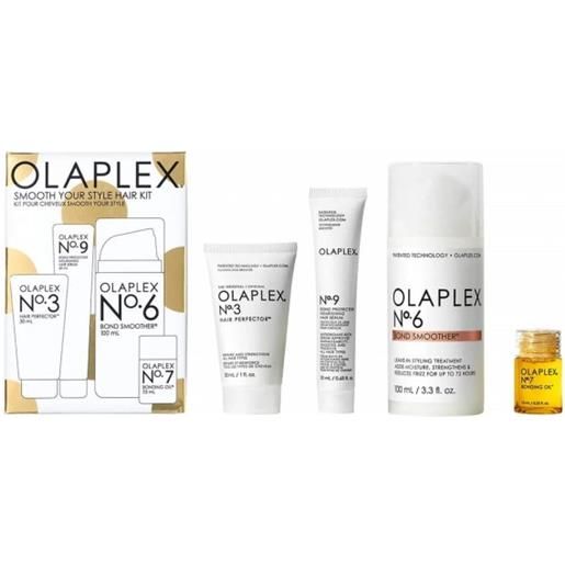 OLAPLEX smooth your style hair kit - trattamento rinforzante anti-crespo