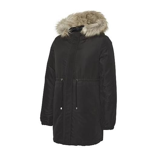 Mamalicious mljessi a. Noos-parka corto 2 in 1 giacca invernale, nero, s donna