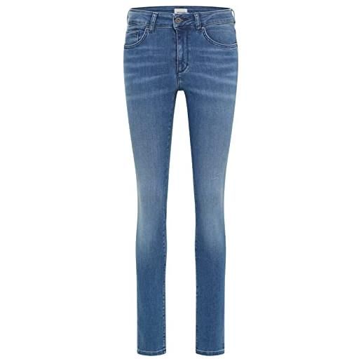 Mustang style shelby skinny jeans, blu medio 782, 24w x 30l donna