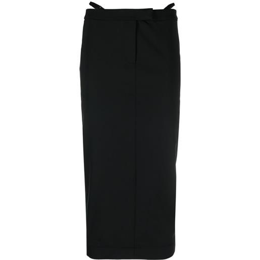 Alexander Wang adjustable-strap pencil skirt - nero