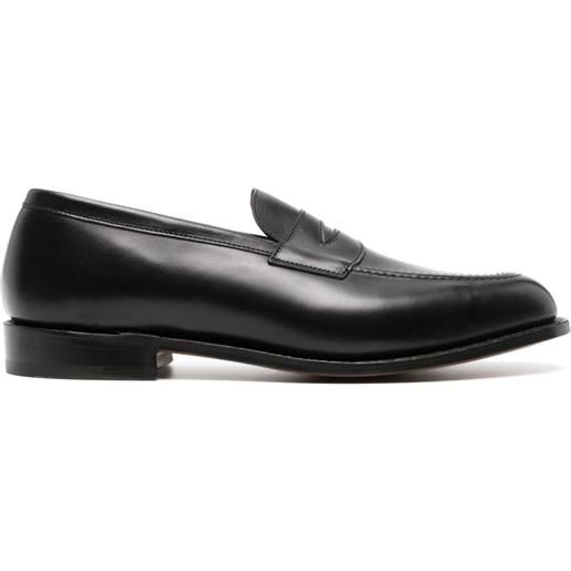 Tricker's havard leather loafers - nero