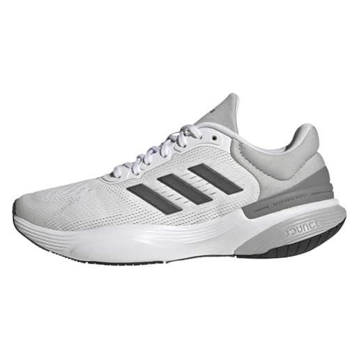 adidas response super 3.0, sneakers unisex - bambini e ragazzi, ftwr white/grey five/grey two, 19 eu