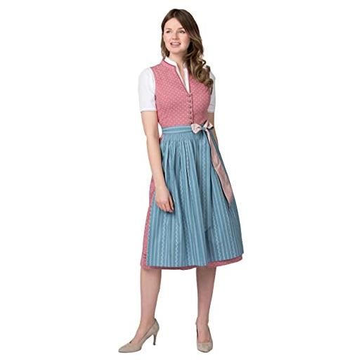 Stockerpoint luciana dirndl vestito, corallo, 40 donna