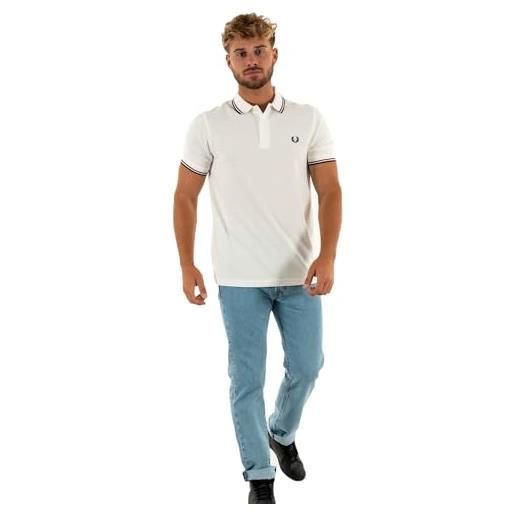 Fred Perry polo m3600 snwht/bred/nvy-t60 xxl