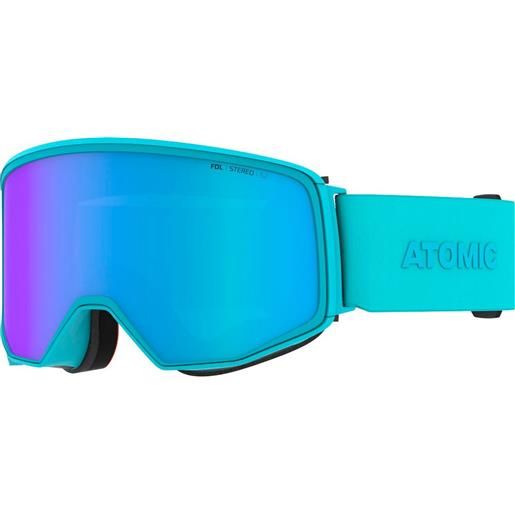 Atomic four q stereo ski goggles blu blue/cat2