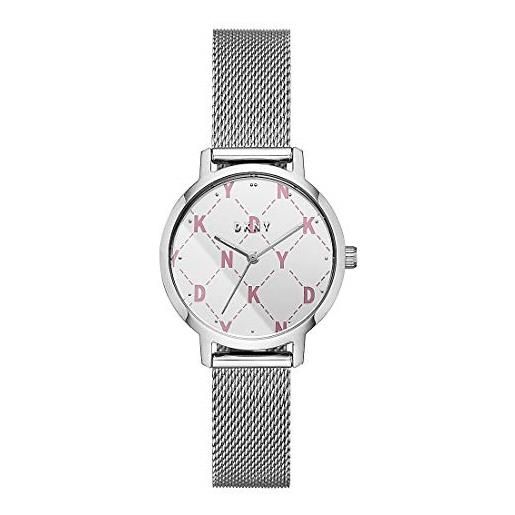 DKNY - the modernist orologio analogico al quarzo con cinturino in acciaio inossidabile argento da donna ny2815