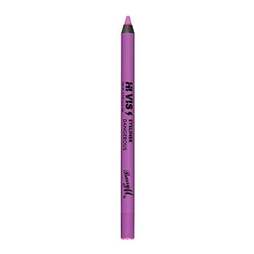 Barry M hi viz neon bold waterproof eyeliner pencil - 5 dangerous purple