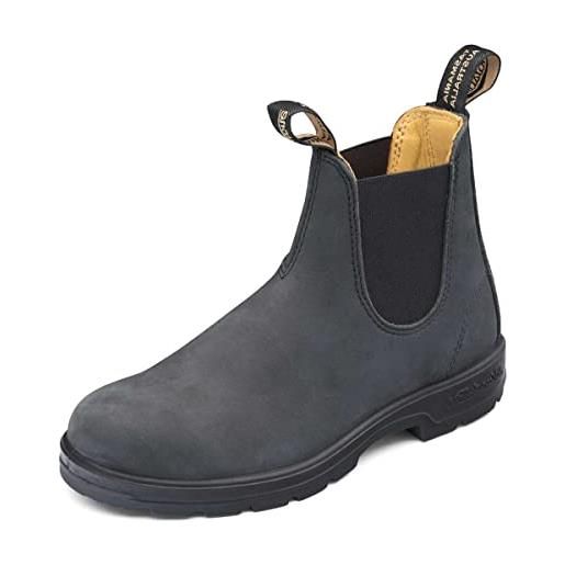 Blundstone classic 587, stivaletti uomo, nero rustic black, 44 eu