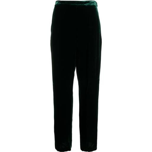 Polo Ralph Lauren tailored velvet trousers - verde